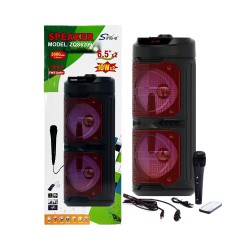 Sing-e Portable Wireless Speaker ZQS6209 with Mic Red Sing-e Portable Wireless Speaker ZQS6209 with Mic Red